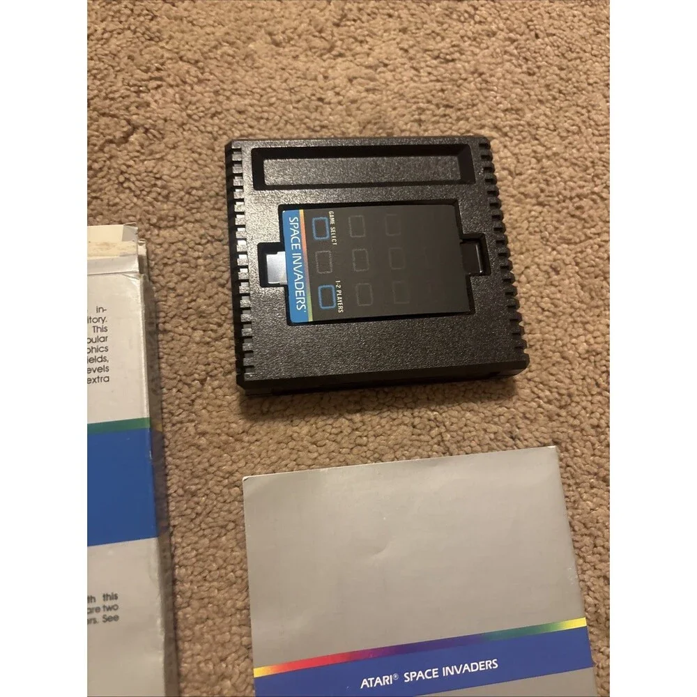 Atari Space Invaders Atari 5200 Shooter Arcade Game Cartridge w/ Manual